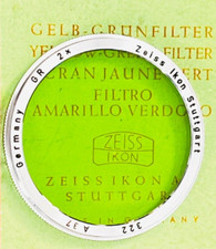 Leica Leitz Filter Gelb-Gruen, in orig Box and Case, A37