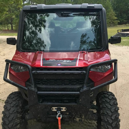Espejos retrovisores laterales Can-Am Defender HD5 HD8 HD10 XT Max Seizmik Pursuit rojo - Imagen 8 de 8