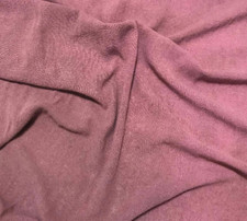ANTIQUE MAUVE Hand Dyed Raw Silk Gauze NOIL Fabric