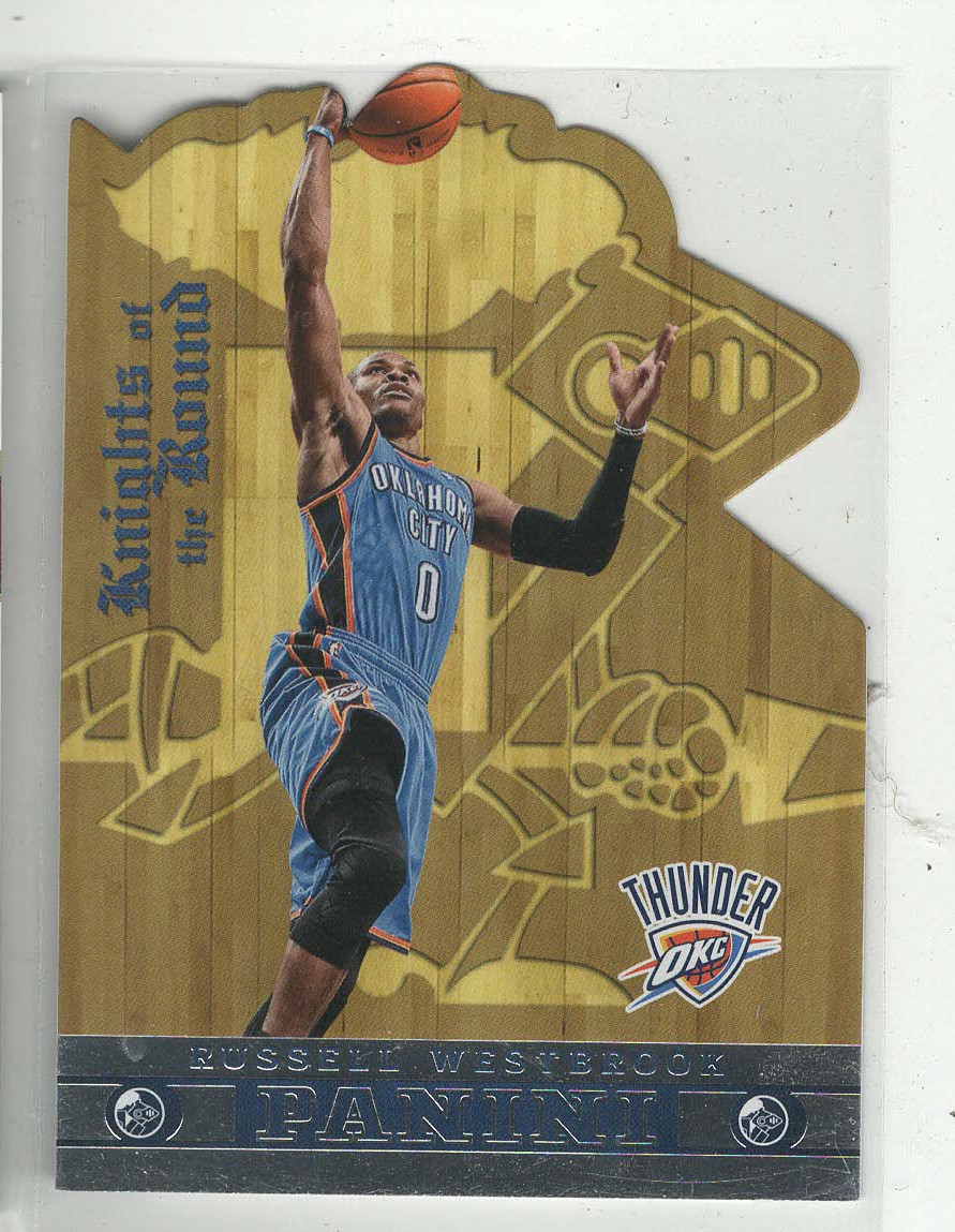 RUSSELL WESTBROOK 2013-14 PANINI KNIGHTS OF THE ROUND SSP CASE HIT VERY RARE