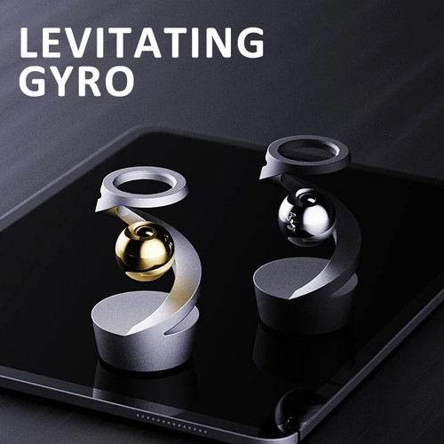 Giocattolo da Scrivania Cinetica Gravity Defying - Giroscopio Levitante Fidget per Arredamento Ufficio - Foto 19 di 26