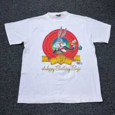 Vintage 1990 Bugs Bunny 50th Birthday T-Shirt XL Looney Tunes Changes USA Made