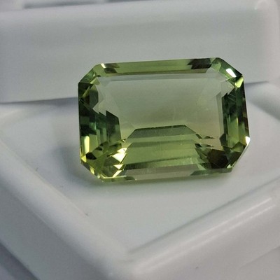 Bi-Color Tourmaline Natural Emerald Cut 9-11 Ct Certified Loose Gemstone SB305