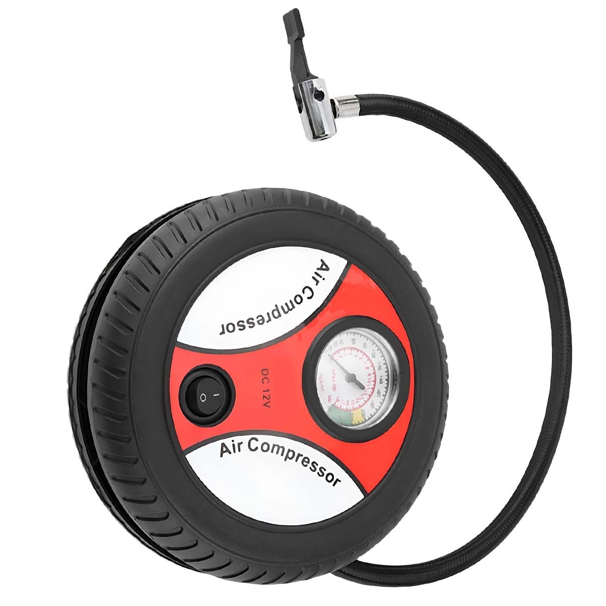 Pompe a velo 12V efficace a manometre de precision mecanique