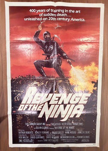 Original 1983 “Revenge of the Ninja” Movie Poster – 1 Sheet – Sho Kosugi