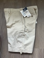 Polo Shorts Boys Size 10 Khaki Chino Embroidered Nwt