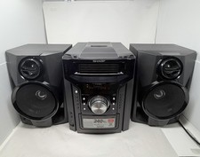 Sharp CD-DH950P 5-CD Changer Cassette iPod/MP...