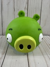 Rare Angry Birds Green Pig Plastic Piggy Bank, Money Holder