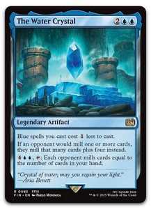 The Water Crystal 85 Final Fantasy Rare Legendary Artifact