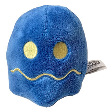 Pacman Inky Blue Ghost Plush Toy Stuffed Animal Bandai Namco Soft Face Small 5"