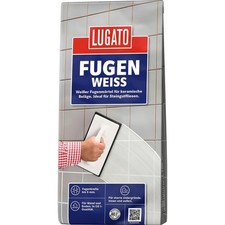 Lugato Fugenweiß 1 kg – Fugenmörtel weiß für Fliesen & Wandfliesen
