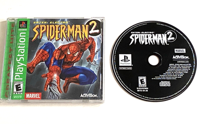 Spider-Man 2 Enter Electro PS1 PlayStation 1 Complete Game