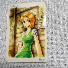 One Piece Card Pirate King Gummy Nami No10 Collectible Used