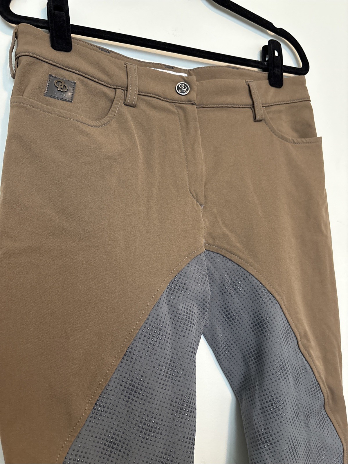 Accademia Italian Full Seat Riding Breeches Women’s IT 46 Grippy Equestrian