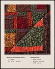 Vintage Modern Patchwork Quilt Queen 88x88 Hand Pieced 100% Cotton Handmade — photo 2