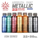 DSPIAE: Metallic Airbrush Paint [Collection] - Acrylic Model Color - 22 Colors