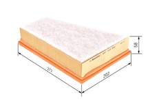 Luftfilter BOSCH 1 457 433 061 Filtereinsatz für PEUGEOT 306 7A PARTNER N5 7C N3