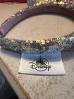 Disney Parks Minnie Mouse Bow Sequins Rose Gold Headband Ears — photo 3