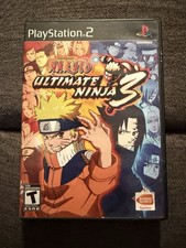 Naruto: Ultimate Ninja 3 (Sony PlayStation 2, 2008) CIB W/ Reg Card