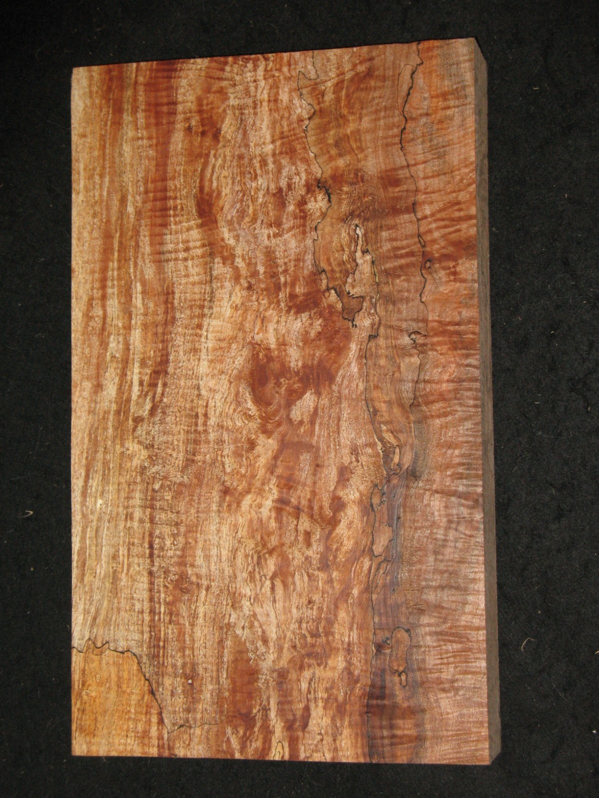 Curly Maple Burl Block Carving Craft Art Knife Call 17