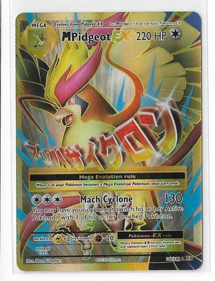 M Pidgeot EX 105/108 Evolutions XY Full Art  FA Pokemon TCG Card NM