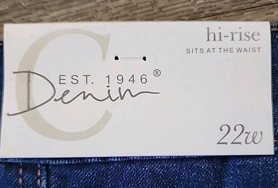 Cato джинсовой ткани грузовые шорты ~ Sz 22W ~ новый с Ярлыками - Изображение 3 из 3