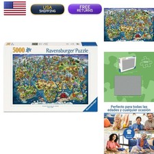 Ravensburger World Map 5000 Piece Puzzle for Adults