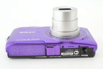 Nikon Coolpix S3300 Purple Compact Digital Camera Tested Working