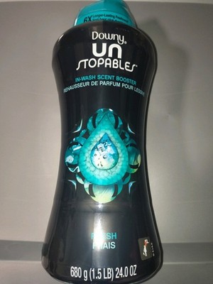 Downy Unstopables In Wash Scent Booster Beads, Fresh Scent, 24 oz Laundry Beads