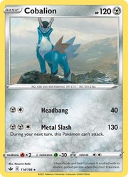 Cobalion 114/198 Chilling Reign Rare