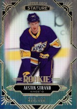 2020-21 Upper Deck Stature #107 Austin Strand RC /399 - HKY