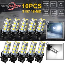 10pcs 3157 3156 18-smd Reverse Brake Stop Turn Signal Tail Led Light Bulbs White 10pcs 3157 3156 18-smd Reverse Brake Stop Turn Signal Tail Led Light Bulbs White