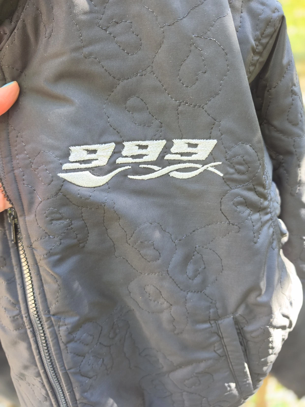 Official Juice WRLD/999 Club Custom LIMITED EDITION Black Bomber Jacket image 5