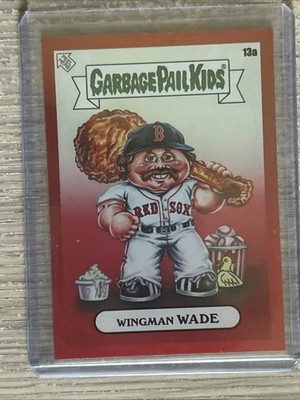 GPK x MLB Series 3 Wingman Wade Red Foil 2/5 Wade Boggs