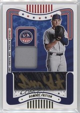 2024 Panini Stars and Stripes Black Gold 7/50 Dominic Fritton #SM-DF Auto 0ud4