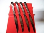 Set of 4 NEW Steak Knives RX LOGO 9” Long — photo 2