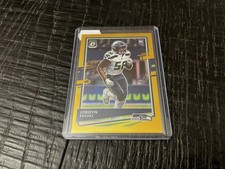 2020 DONRUSS OPTIC GOLD PRIZM 5/10 JORDYN BROOKS RC SEAHAWKS DOLPHINS TEXAS TECH