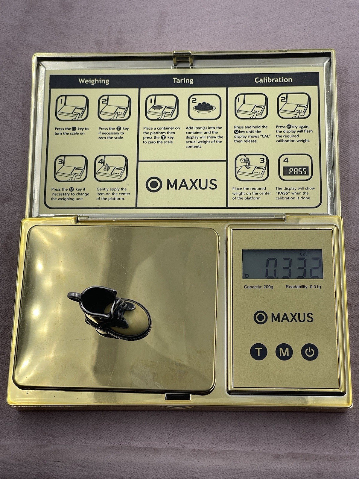 Vintage Authentic Solid Boot 925 Sterling Silver … - image 12