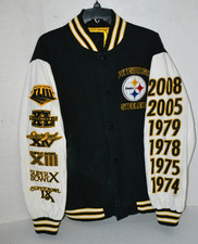 Pittsburgh Steelers Super Bowl Champions Jacket Mens XL Embroidered