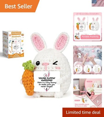 Easter Basket Stuffers - Handmade Crochet Bunny for Teens Boys Girls, Easter ...