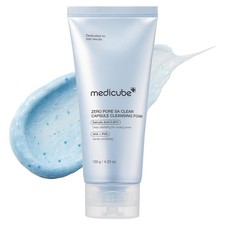 Medicube Zero Pore Clear Blue Capsule Facial Deep Cleanser for Skin Texture, Bla