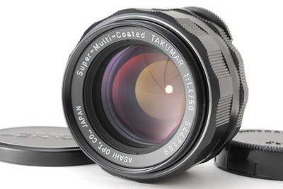  Top MINT  Pentax Super Multi Coated Takumar 50mm f/1.4 Standard MF Lens Japan