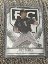 2025 Topps Chrome Black Drew Thorpe Rookie Design Variation Case Hit