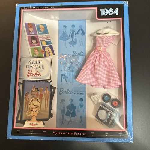 Reproduction My Favorite Barbie 1964 Swirl Ponytail Dress/ Accessories - No Doll