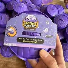 Glitter Halloween Ghost Dumplings Squishy Soft Slow Rebound Resilience Decompres