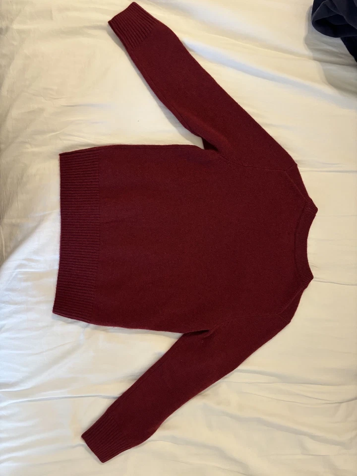 NUEVO CON ETIQUETAS J.Crew Crewcuts Niños Cachemira Cuello Redondo Suéter XS (4-5) 100% Cachemira Foto 2 de 3