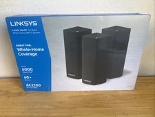 Lynksys 3 Pack Velop Dual Band Routers Whole Home Wifi System - New