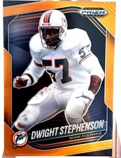 MIAMI DOLPHINS ~ 2025 Panini Prizm Black #82 Dwight Stephenson ORANGE #'D/49