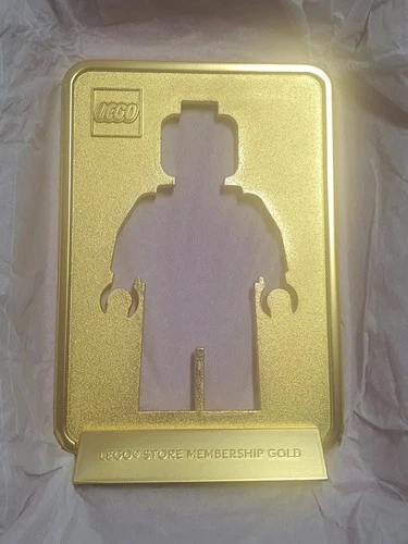 LEGO VIP Award Trophy 2024 Lego Store Korea Gold Membership , Rare!
