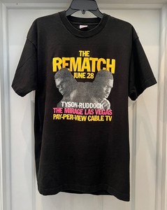 Original Tyson Vs. Ruddock PPV “The Rematch” Size XL FOTL Single Stitch 1991